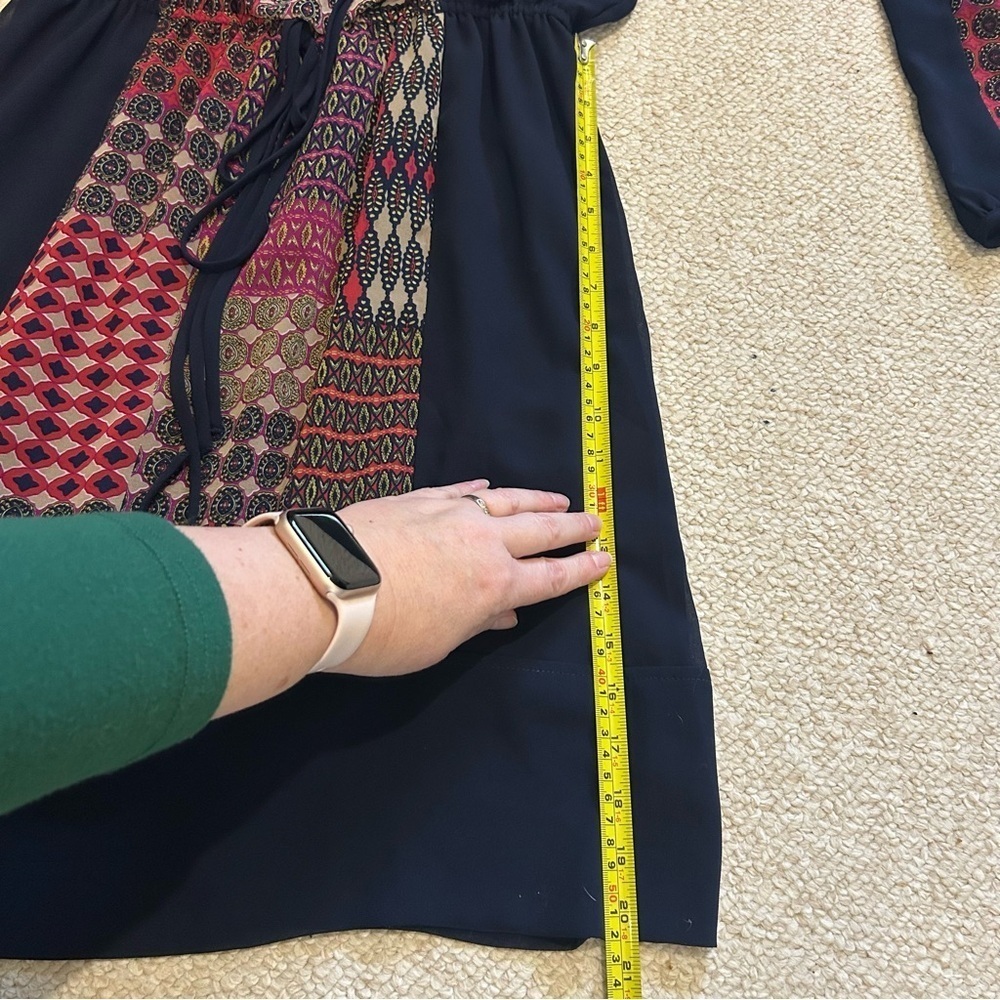 Maeve Anthropologie Rosalie Peasant Boho Chic Tie Waist Dress Size Small - Picture 15 of 15